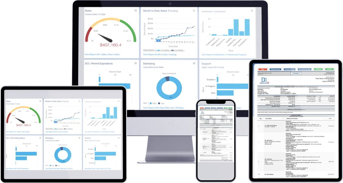 bpmPro on multiple devices - desktop, tablet, and mobile